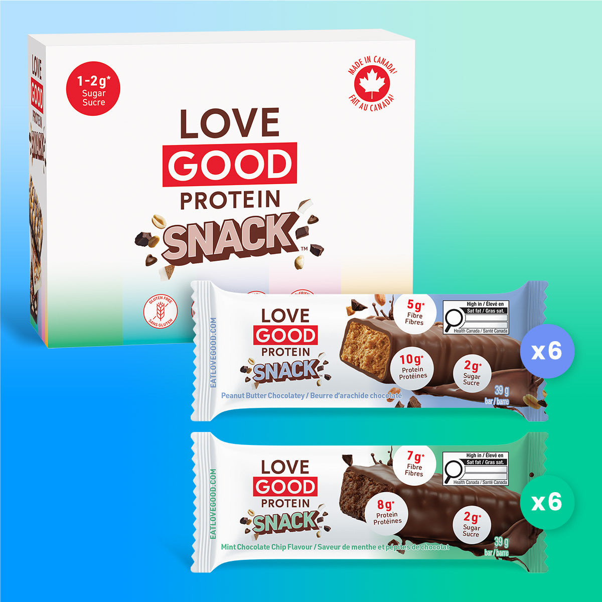 Love Good Protein Snack Chocolate Lovers Variety Pack Protein Low Sugar Keto Friendly Truffle bars